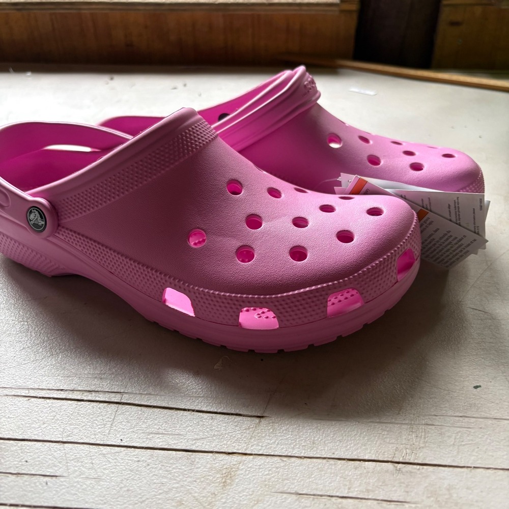 Crocs Classic Clog Taffy Pink Mens 13 10001-6SW New With Tags